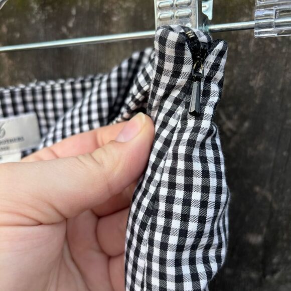 Brooks Brothers High Rise Gingham Plaid Ankle Pants 6 - Picture 5 of 5